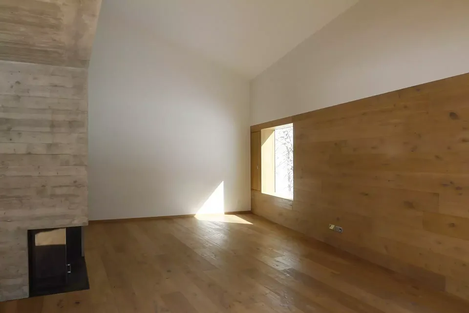 Wohnzimmer mit Cheminée