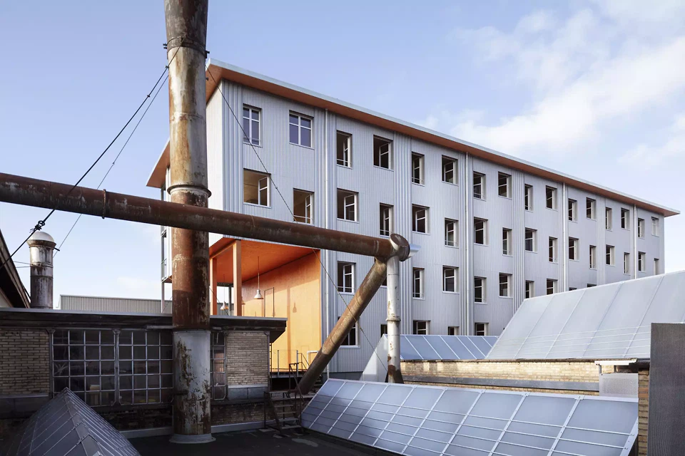 Gebäude 181 Aufstockung Ostfassade