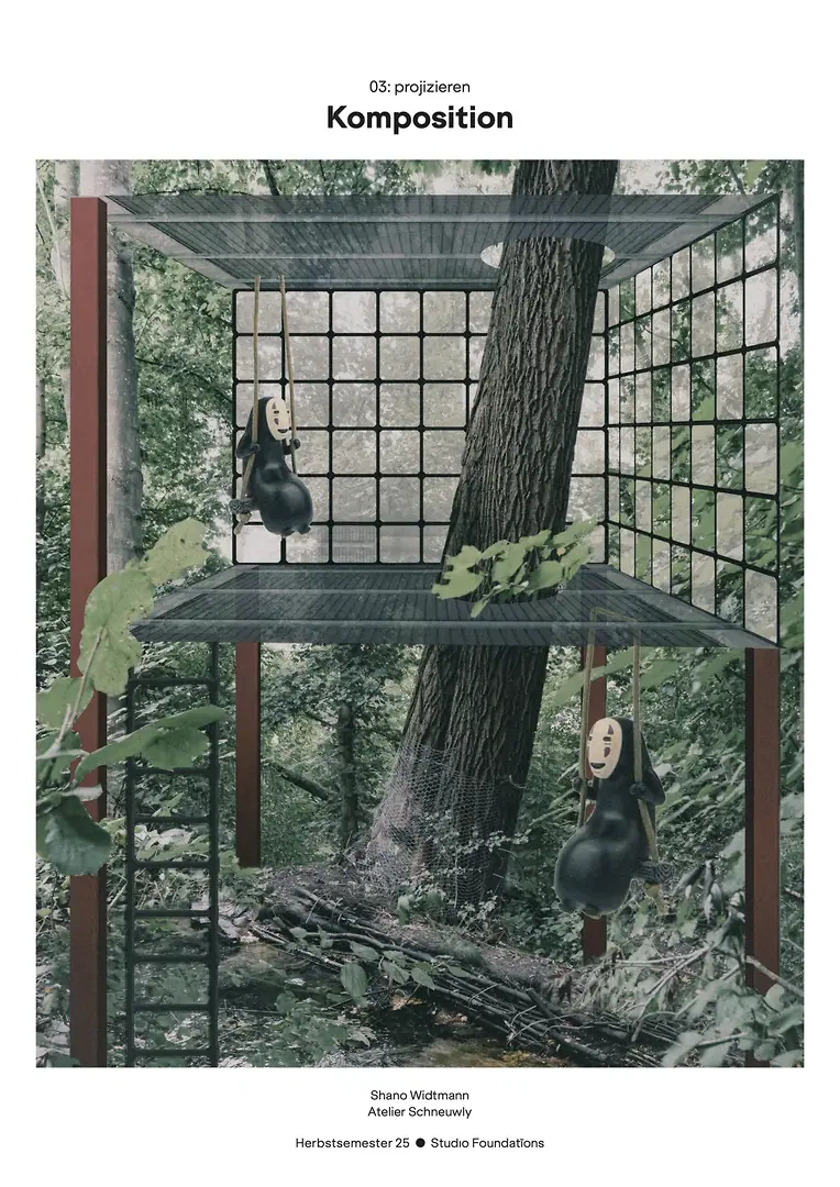 Collage als erster Wurf, Atelier Schneuwly, Shano Widtmann
