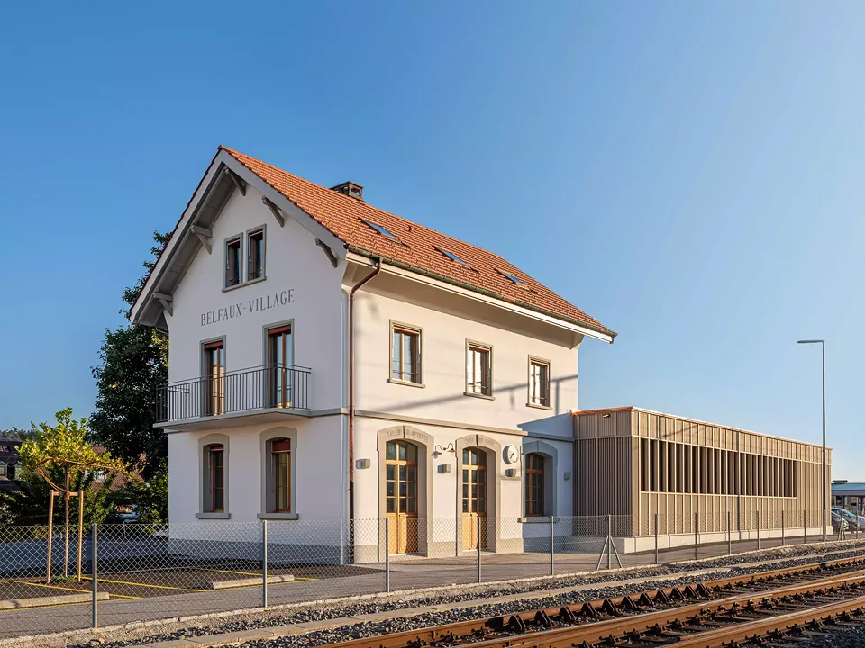 West- und Südfassade