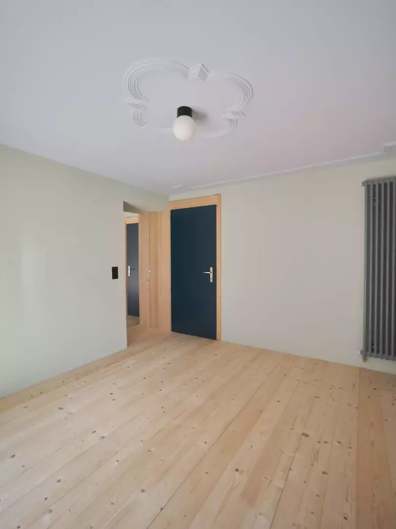 Türen wurden erhalten und farblich integriert