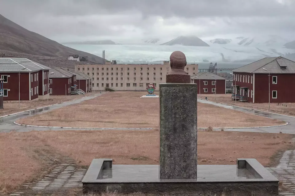 Pyramiden: Rue principale