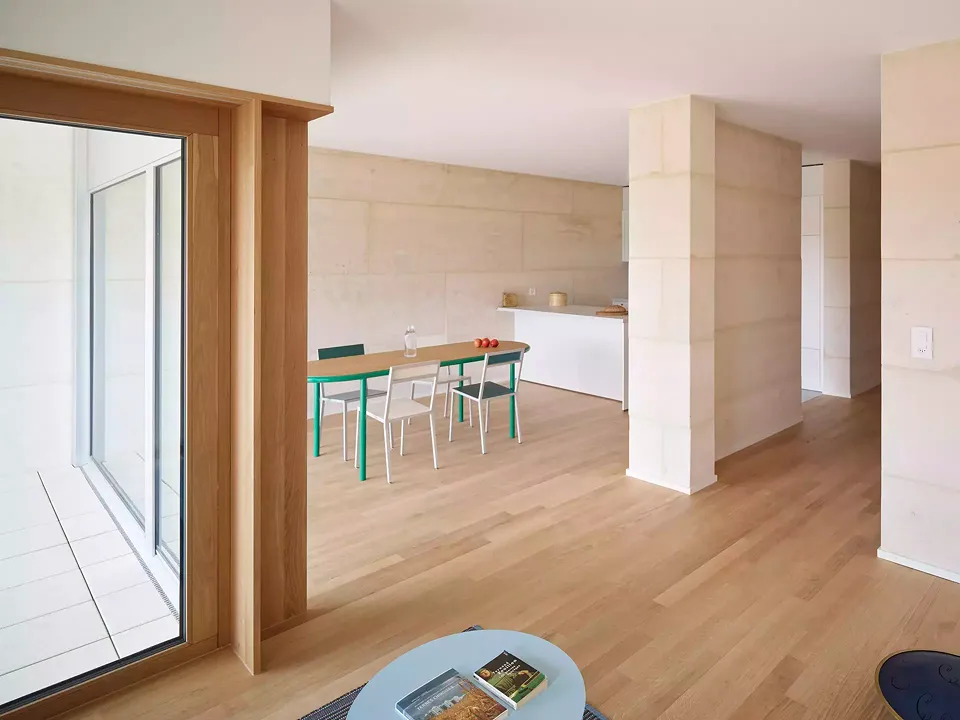 Blick in ein Appartement