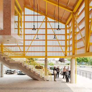 Halle du marché Bairro Padre Cruz