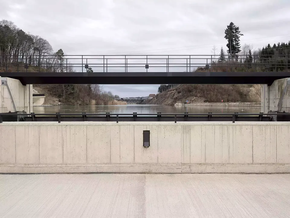 Wehrbrücke Oberwasser