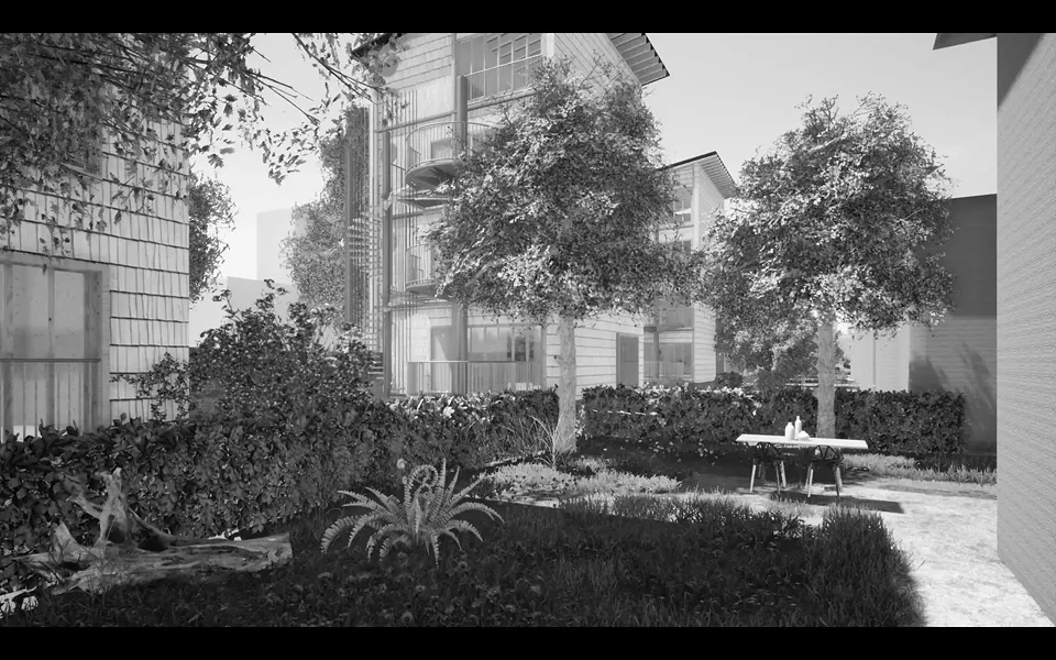 Gartenseitige Ansicht