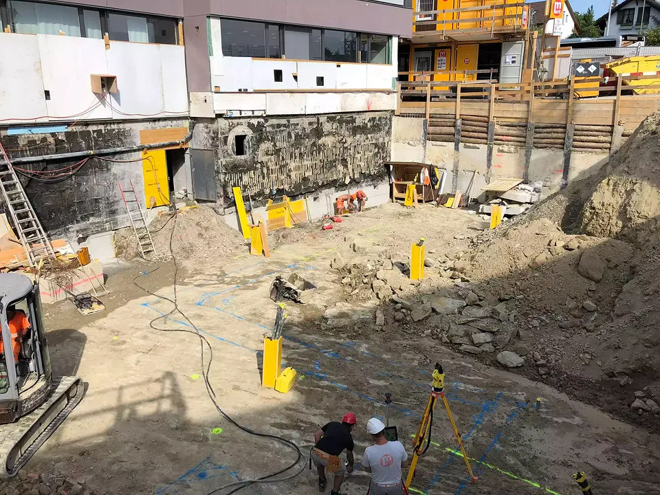 Baustelle ohne Pläne