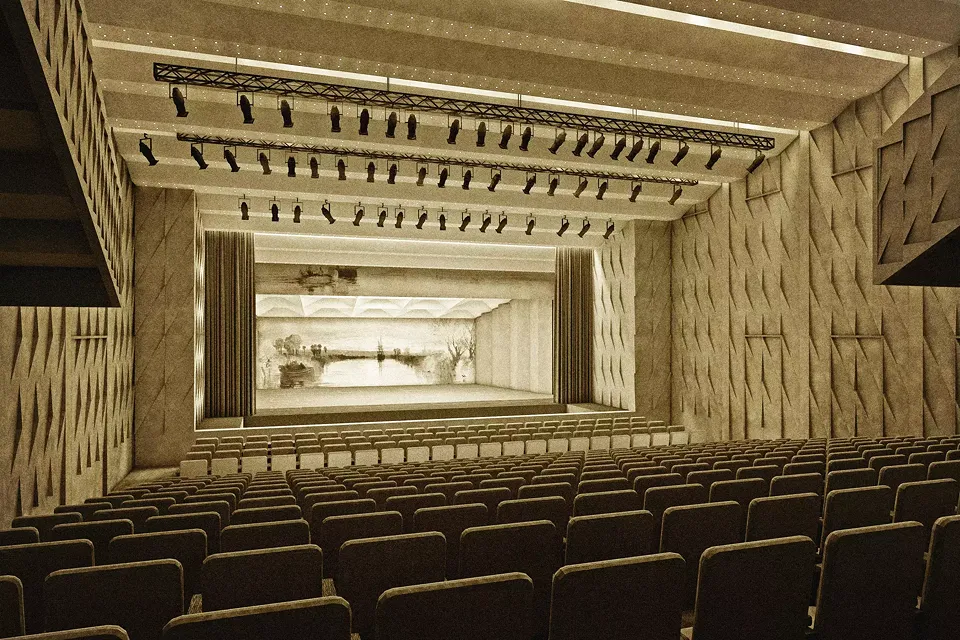 Hauptsaal Sitzperspektive