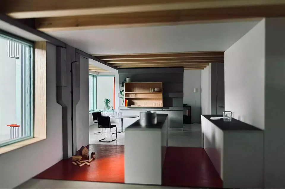 Modèle d'intérieur 1:20 (Boris Dobrinic, MSc Semester)
