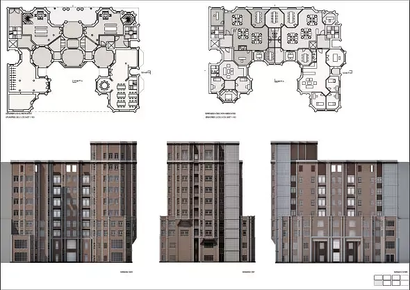 Grundrisse, Fassadenansichten | Zürcherstrasse |