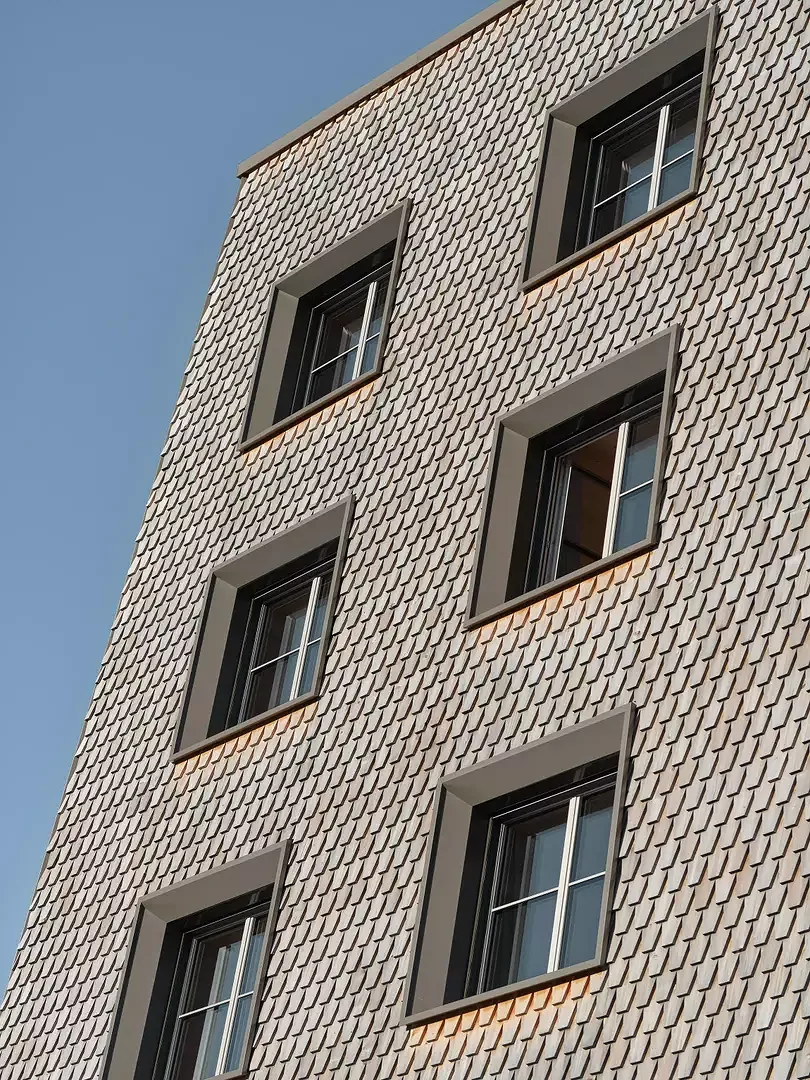 Detail Thermoholzdach