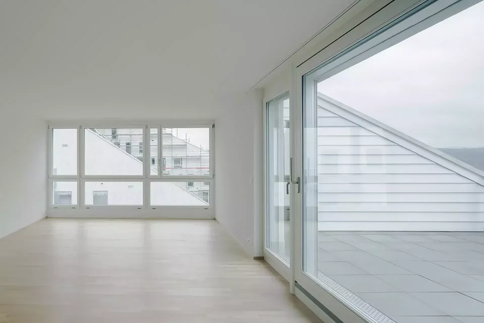 Salle de séjour et terrasse
