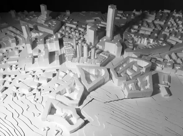 Modellfoto - Situation Collage City