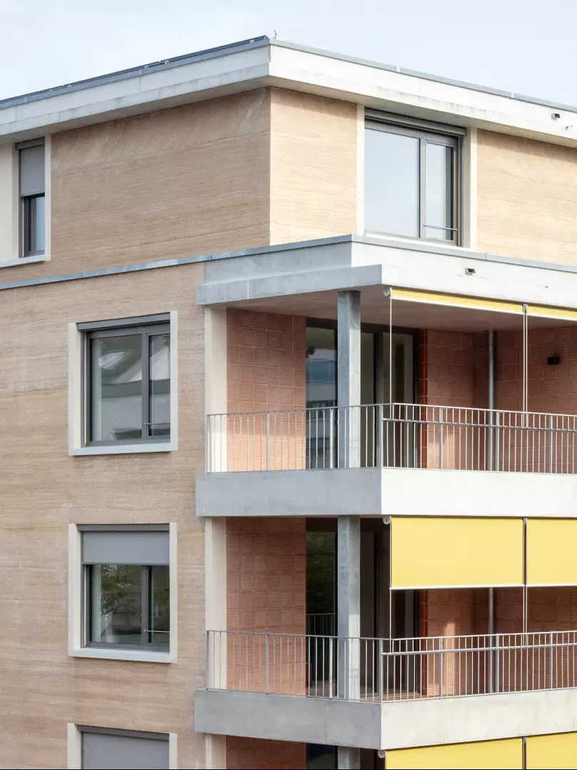 Détail chaux-chanvre et briques de parement