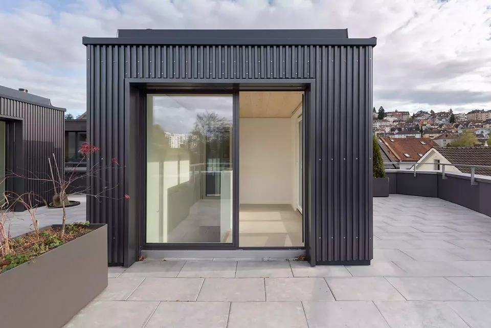 Attikazimmer Dachterrasse