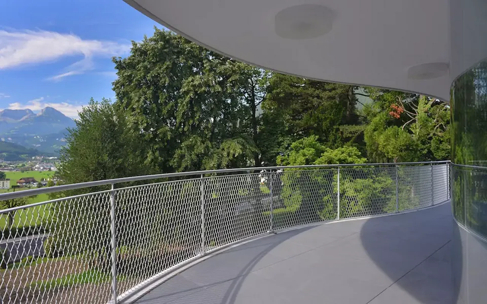 Aussicht Balkon in Park