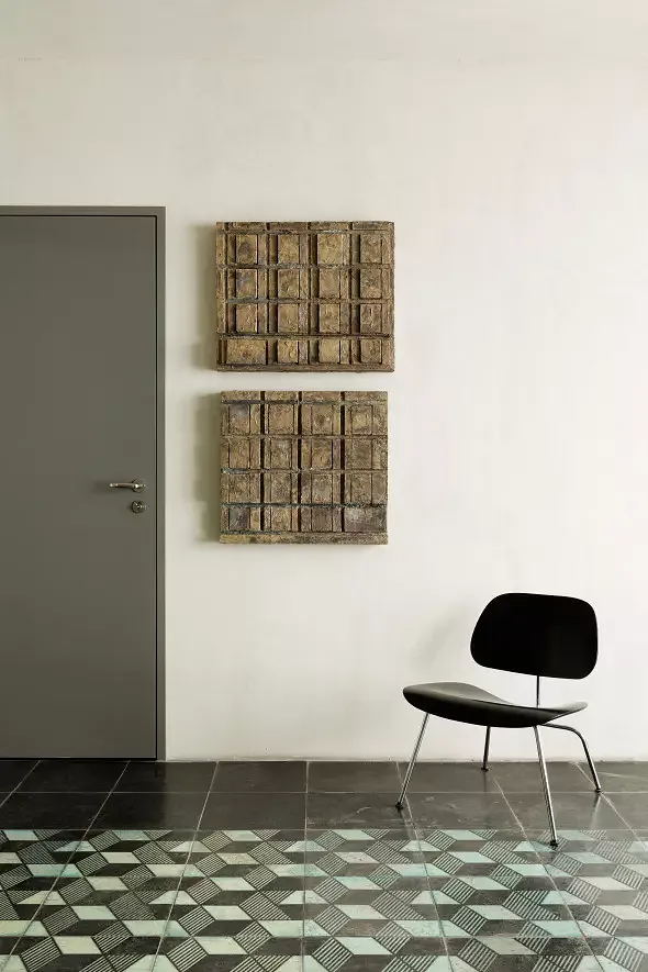 Blick auf Reliefs