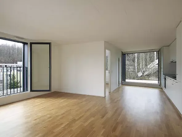 2.5 pièces en attique, espace jour traversant