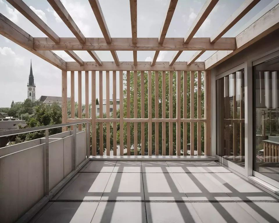 Loggia étage mansardé
