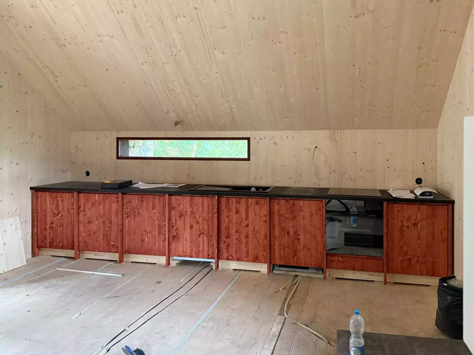 Küche des grossen Rusticos