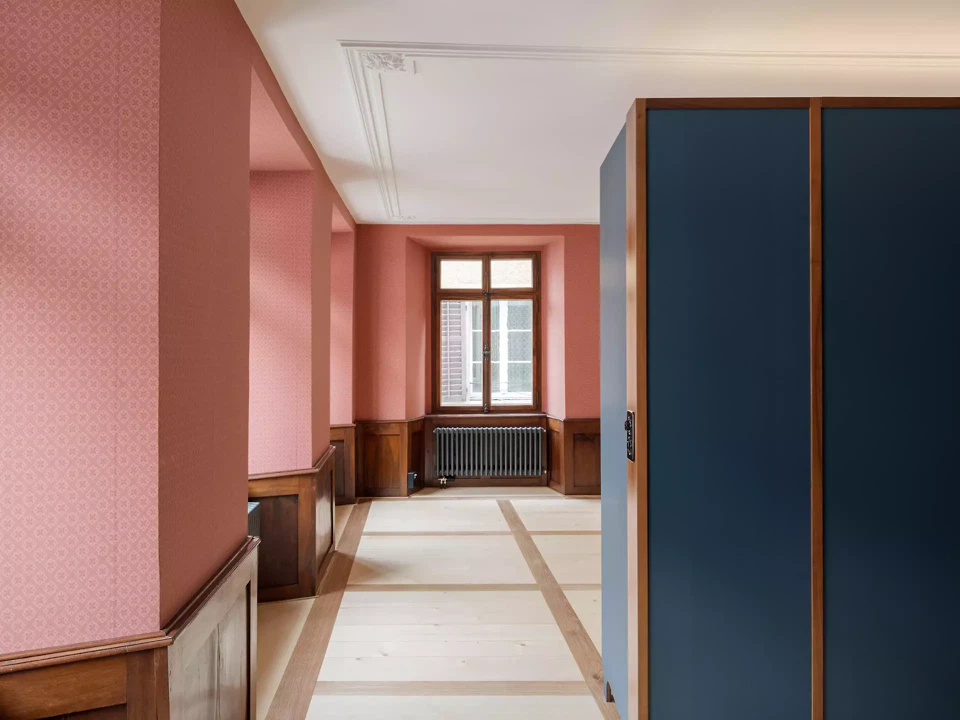 Handdrucktapeten nach historischem Massstab