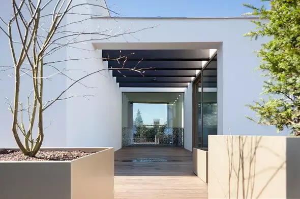 Terrasse Fassade/Ansicht Osten