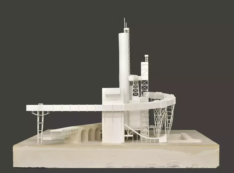 Modellfoto Ostfassade