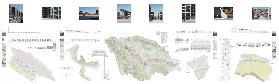Layout Stellwände