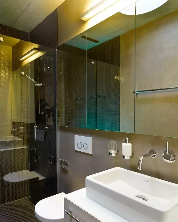 Salle de bain d'hôtes