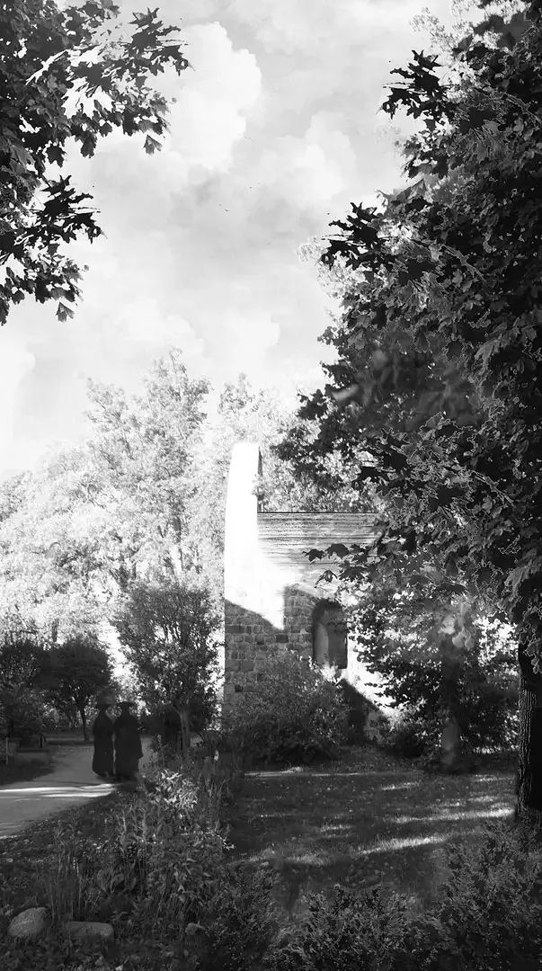 Außenraum Dormitorium