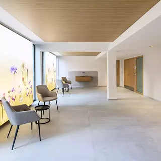 Aménagement intérieur cimetière de Bromhübel