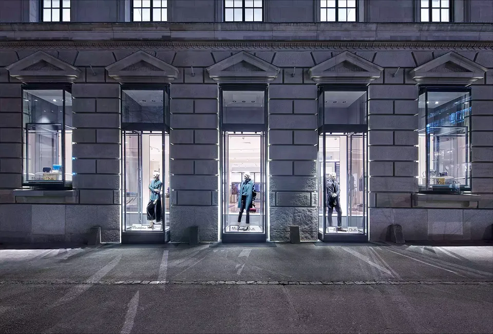 vitrine du magasin
