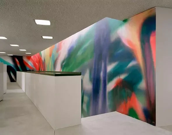 peinture murale de Katharina Grosse
