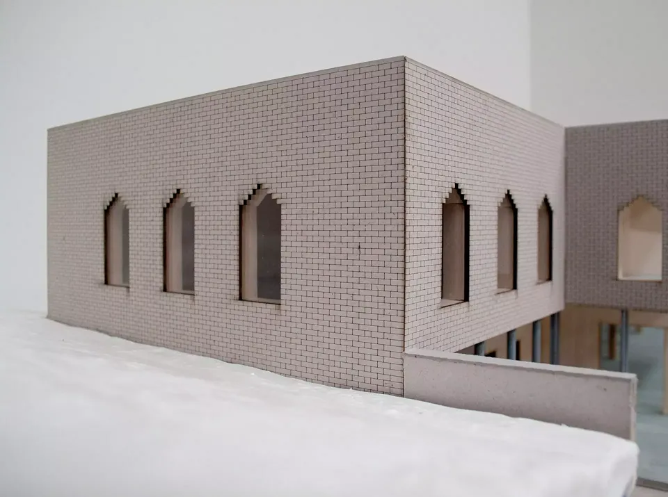Aussenansicht der Moschee