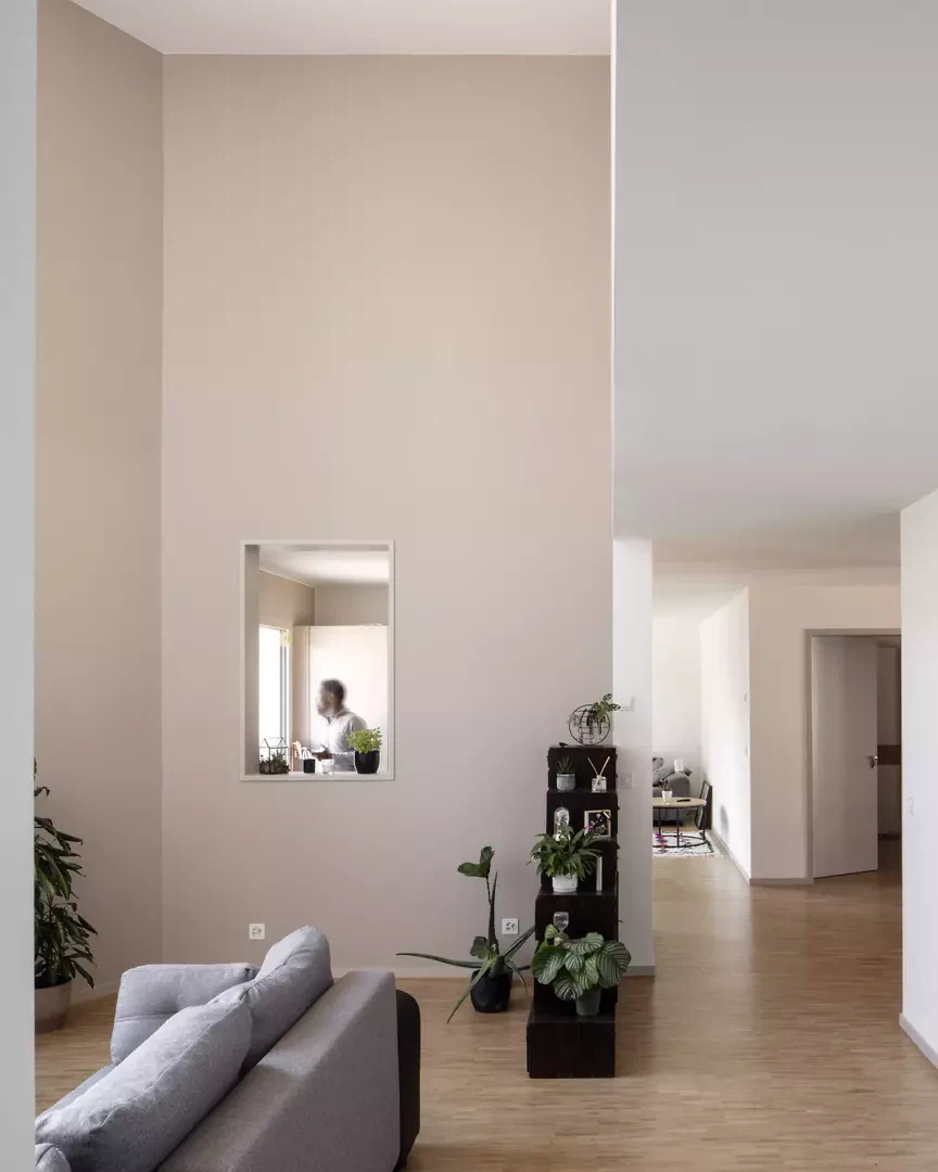 Wohnung mit doppelter Raumhöhe