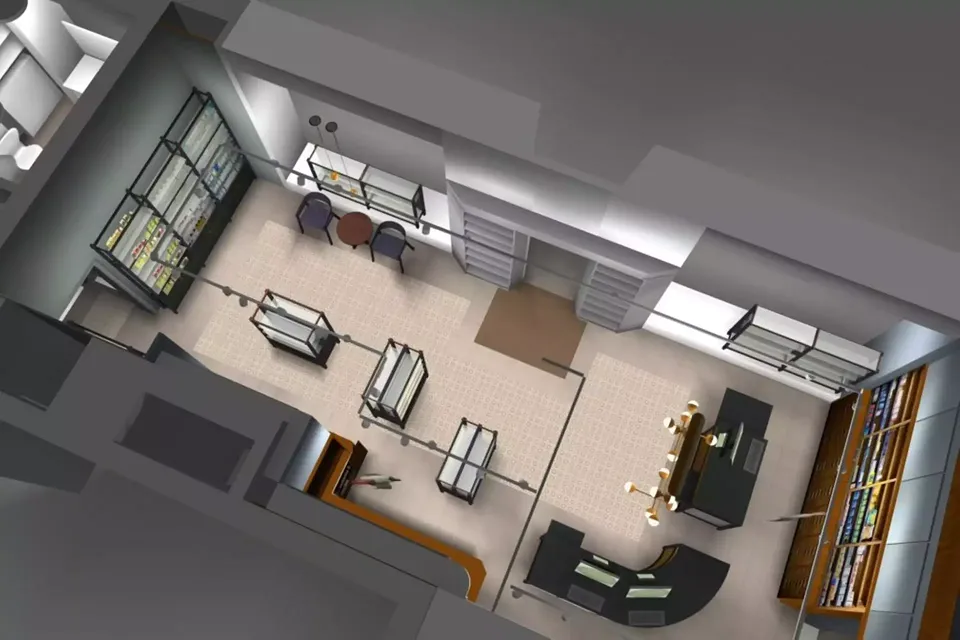 Rendering Vogelperspektive