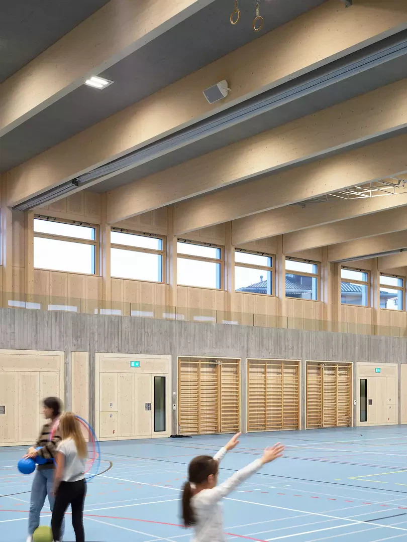 Die Halle als Ort für Schule, Sport und gemeinschaftliche Nutzung