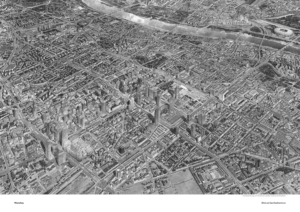 Blick auf das Stadtzentrum