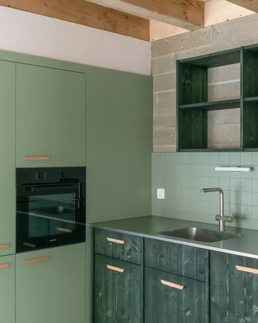 Küche der Wohnungen im Erdgeschoss