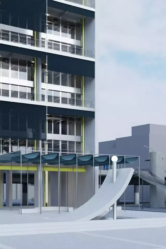 Piazza, entrée Data Center