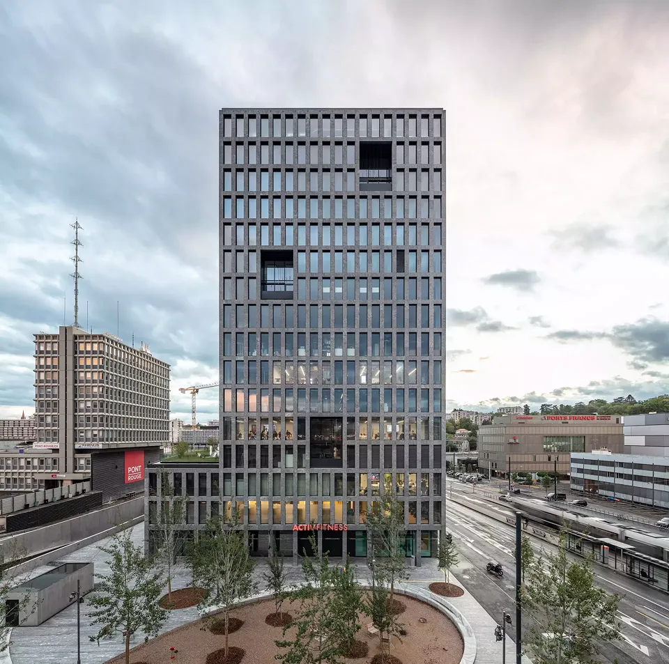 Vue Est depuis parking de l'étoile