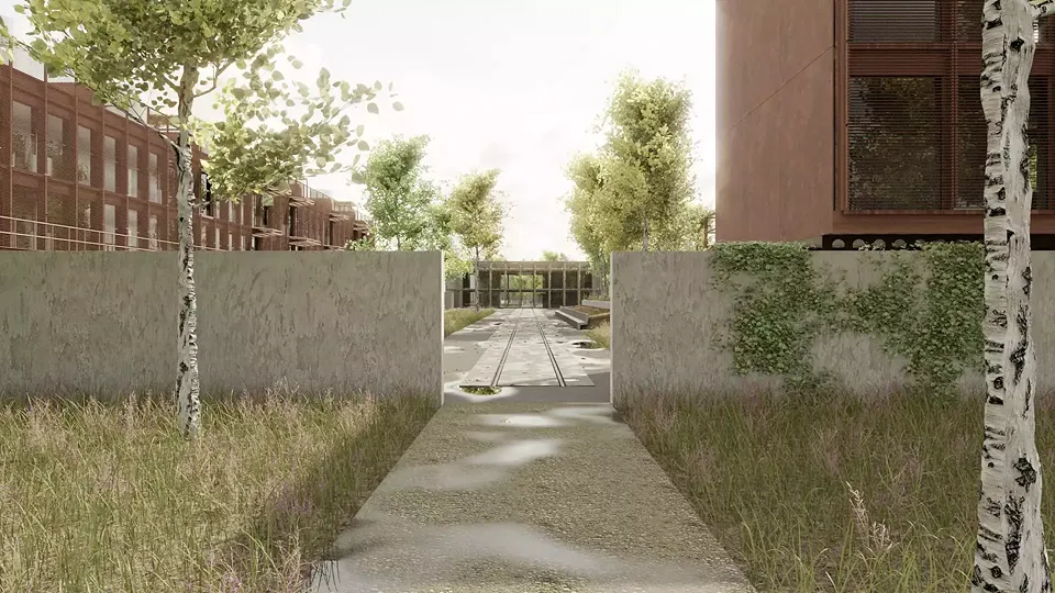 Brausiedlung - Entrée dans le quartier