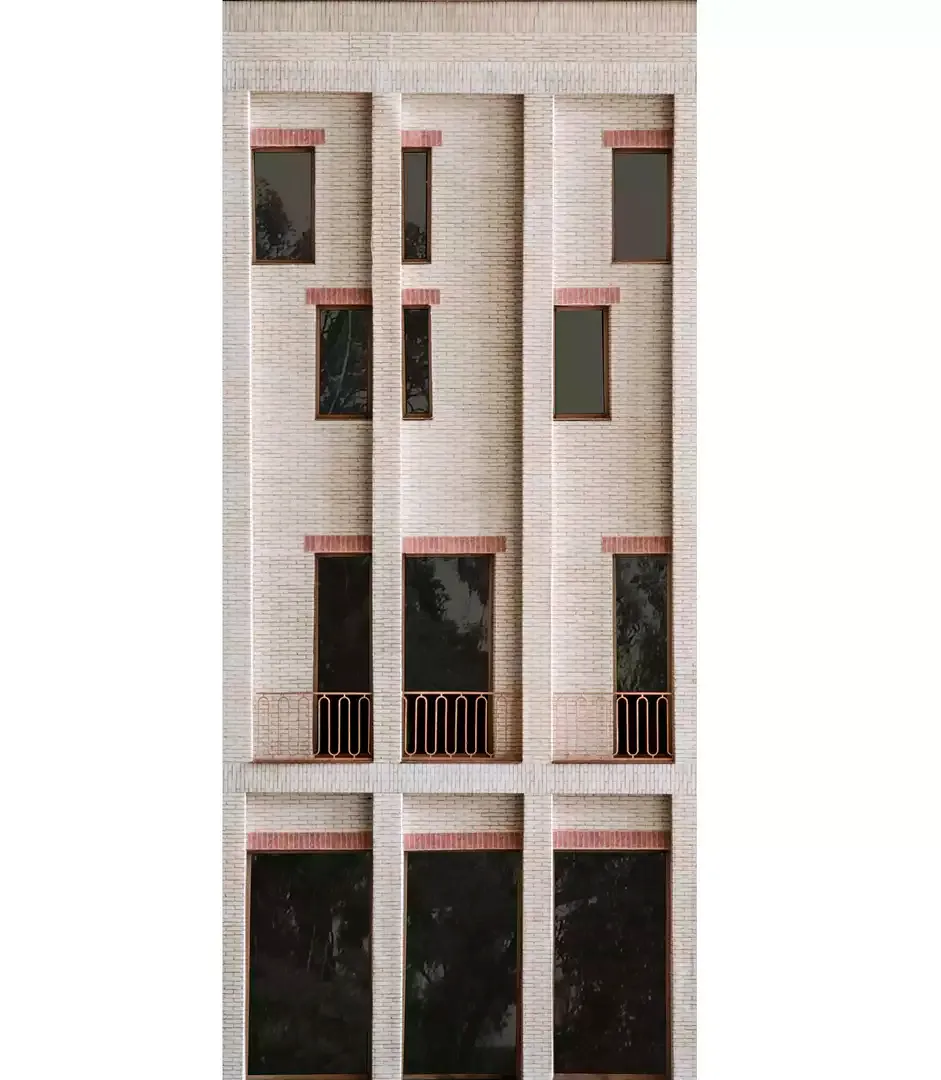 Fassadenausschnitt, Modellfoto