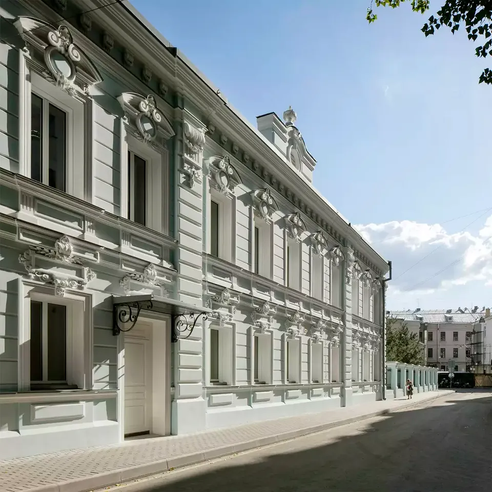 Ambassade de Moscou, Façade palais Ambassade