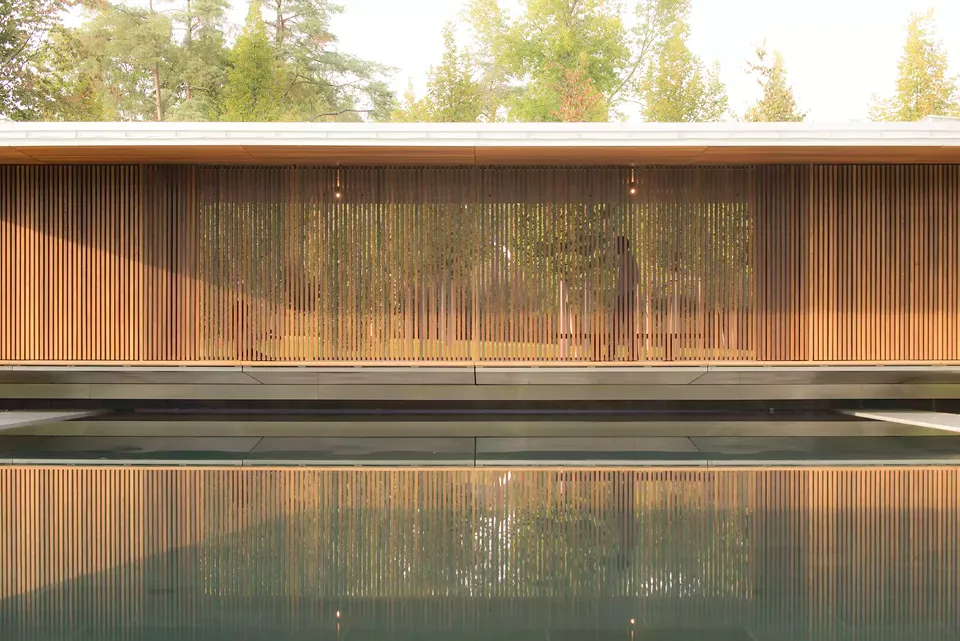 Pavillon geschlossen