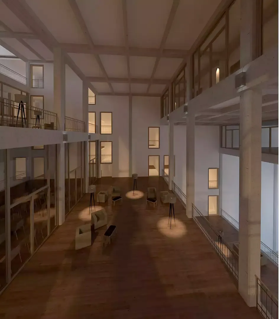 Hallen 3. Geschoss