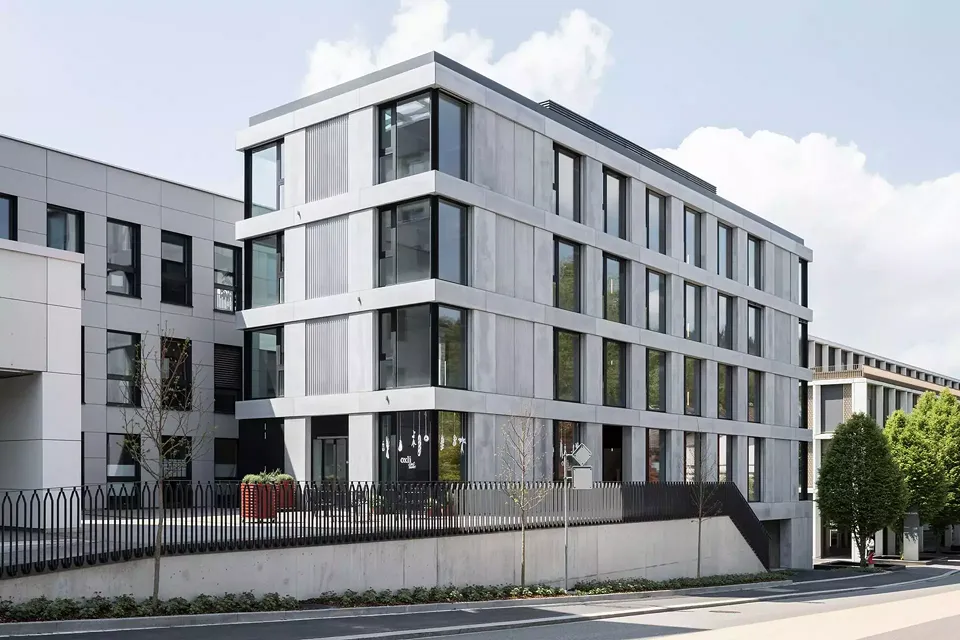 Der Neubau komplettiert das städtebauliche Ensemble auf dem Ochsen-Areal.
