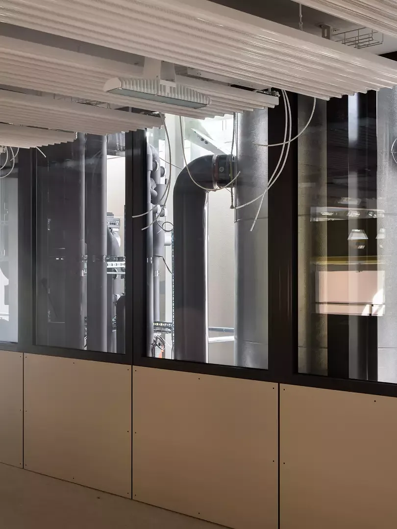 Innenansicht Detail Seitentrakt Technik