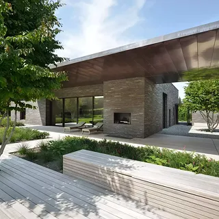 Villa avec atelier