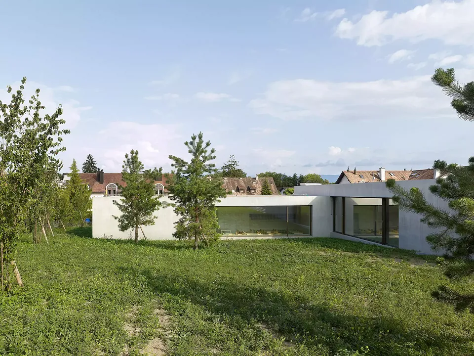 vue depuis jardin école